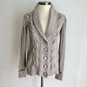 Fossil Foxcroft Cable Knit Cardigan